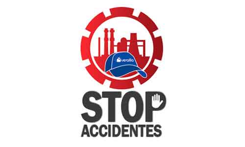 Logotipo Stop Accidentes Verallia