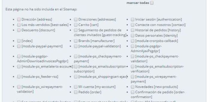 Sitemap Prestashop Solucionado