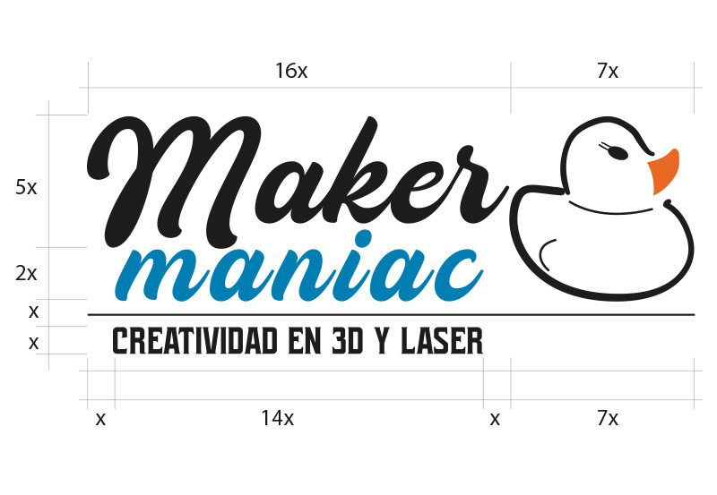 maker maniac logo proporciones